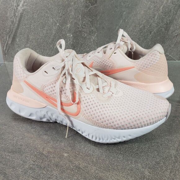 Nike Renew Run 2 Sneakers Womens 10.5 Pink Running Shoes CU3505-603 - Picture 1 of 10